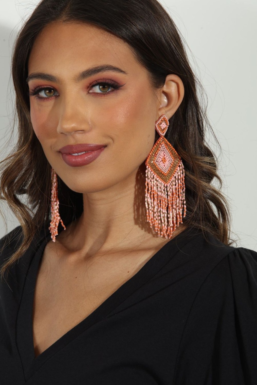 Accessories Veronica M | Riviera Beaded Earrings