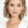 Accessories Veronica M | Silver Mesh Dangle Earrings