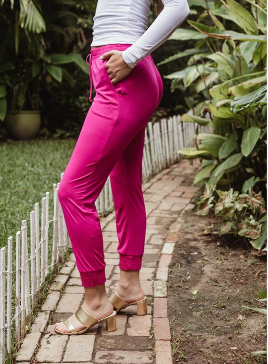 Vacation Veronica M | Magenta Stretch Joggers