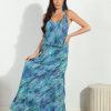 Clothing Veronica M Maxi Dresses | Myles Drop Waist Maxi Dress