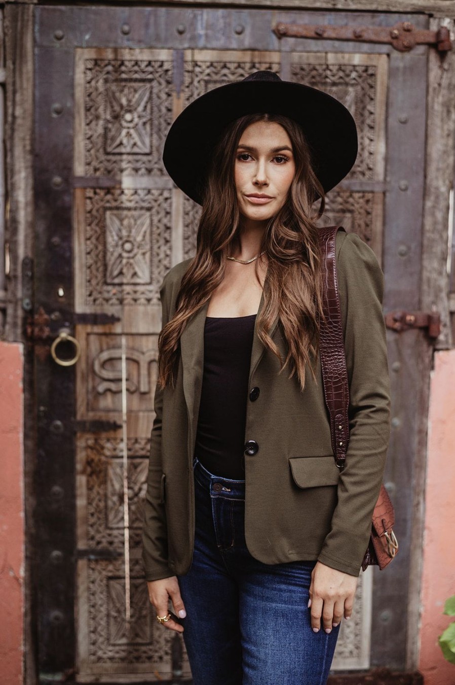 Clothing Veronica M Jackets + Blazers | Olive Ponti Blazer