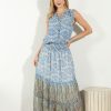 Vacation Veronica M | Tina Smocked Midi Dress