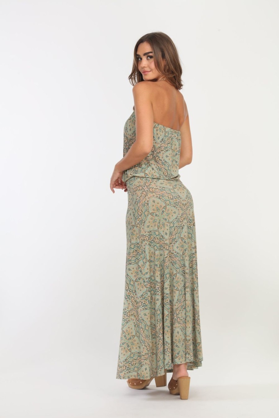 Clothing Veronica M Maxi Dresses | Neema Strapless Maxi Dress