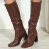 Accessories Veronica M | Chinese Laundry- Mary Knee High Boot- Brown