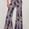 Vacation Veronica M | Dixon Paisley Stretch Flare Leg Pants-Best Seller