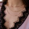 Accessories Veronica M | Dahlia Delicate Gold 3-Layer Necklace