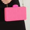 Accessories Veronica M | Hot Pink Clutch