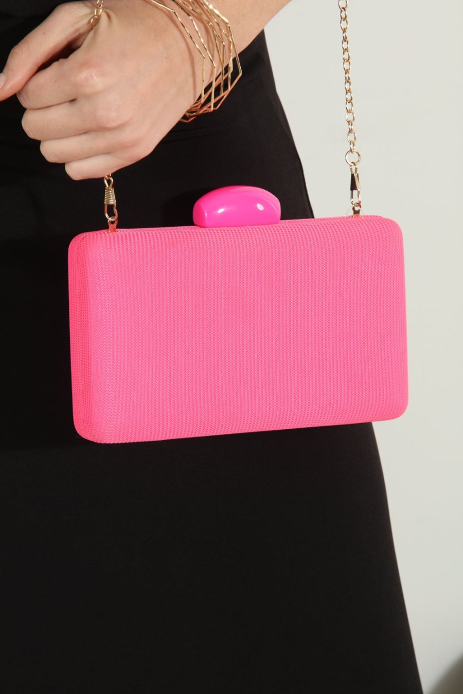 Accessories Veronica M | Hot Pink Clutch