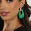 Accessories Veronica M | Green Cusco Earrings