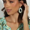 Accessories Veronica M | Moss Hoop Earrings