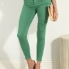 Clothing Veronica M Denim Shop | Trctr Grass Green High Rise Cropped Skinny Jeans