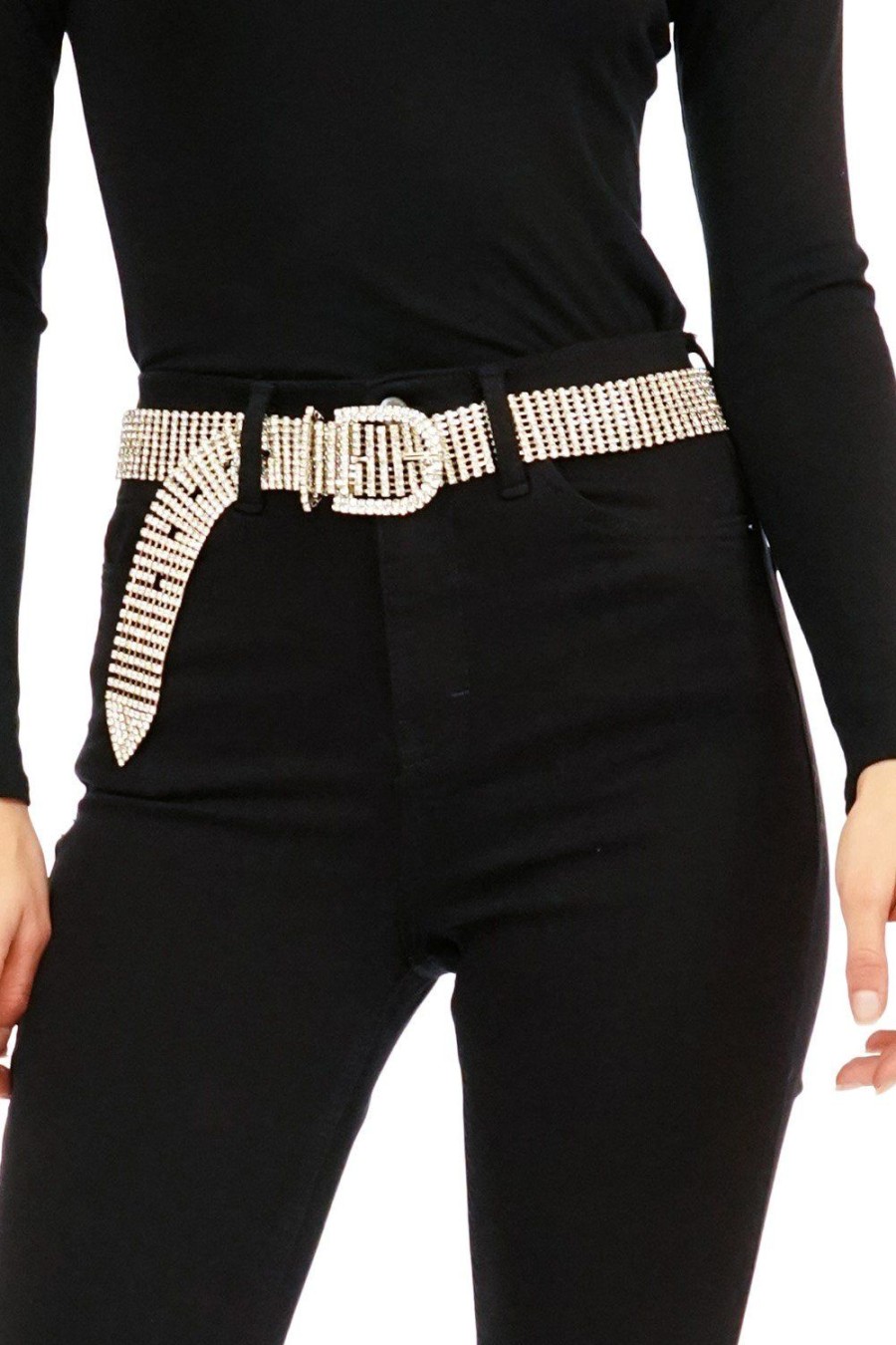 Accessories Veronica M | Rhinestone Belt