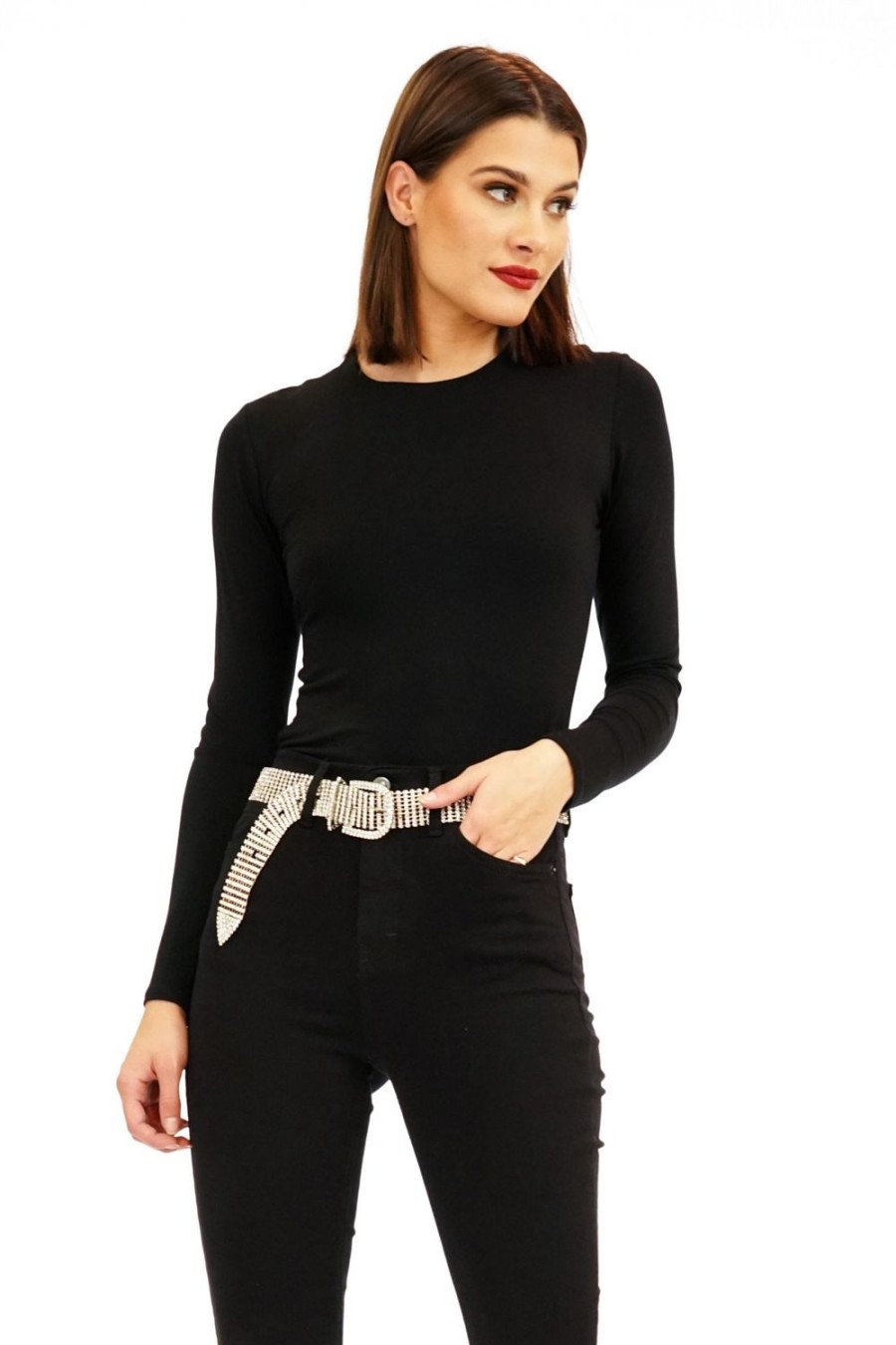 Accessories Veronica M | Rhinestone Belt