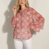 Vacation Veronica M | Temescal Flare Sleeve Blouse-Best Seller