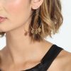 Accessories Veronica M | Madrid Drop Down Hoop Earrings