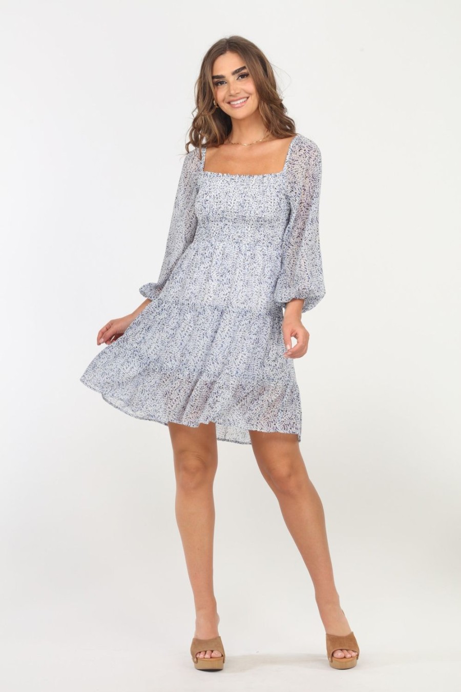 Vacation Veronica M | Darya Smocked Tiered Dress -