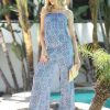 Vacation Veronica M | Nixie Stretch Strapless Drop Waist Jumpsuit