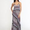 Clothing Veronica M Maxi Dresses | Guadalupe Stretch Drop Waist Maxi Dress- Best Seller