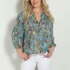 Vacation Veronica M | Amari Shell Button Blouse