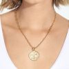 Accessories Veronica M | Sahira Amelia Coin Necklace - 18K Gold Plated