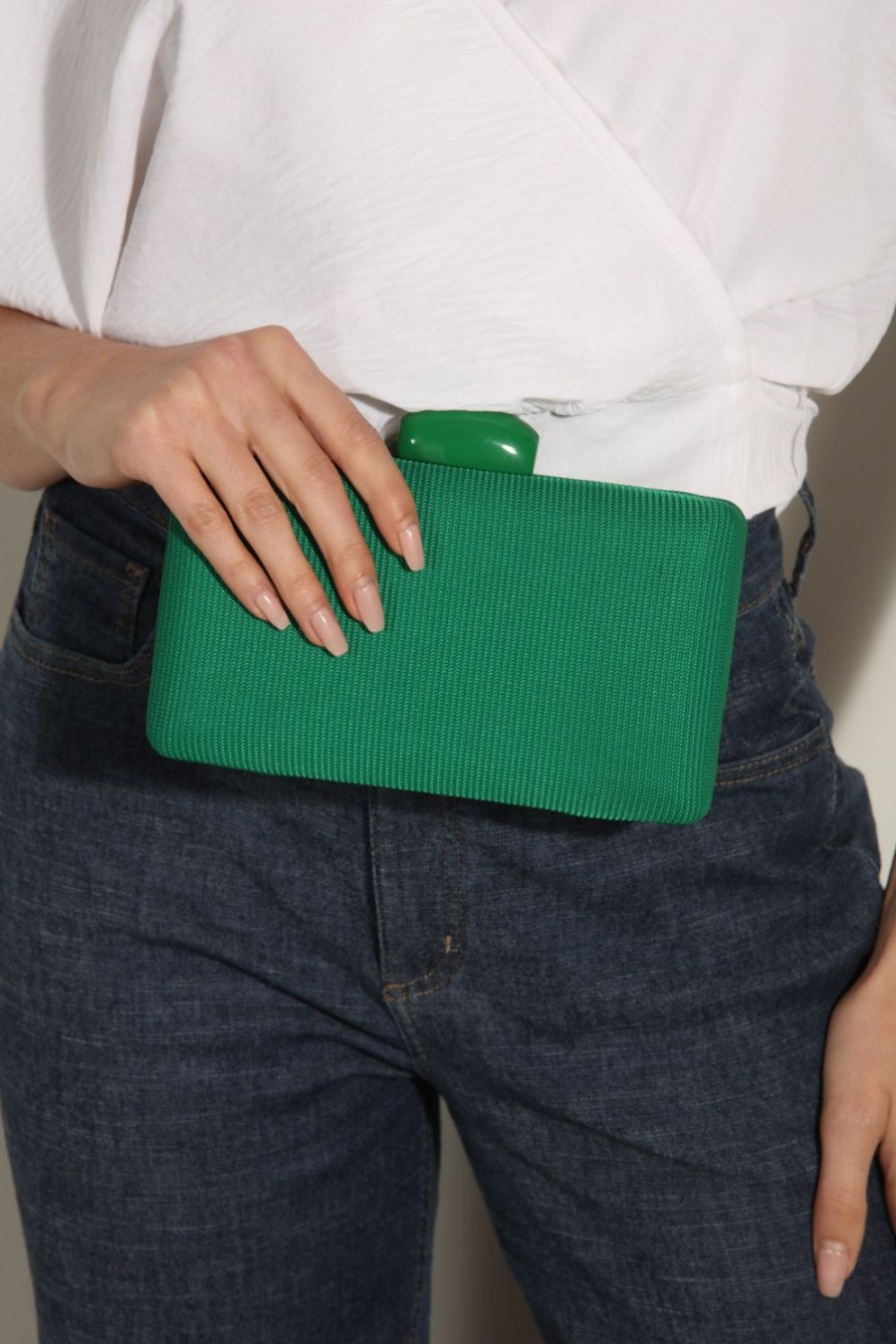 Accessories Veronica M | Kelly Green Clutch