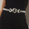 Accessories Veronica M | Silver Link Belt