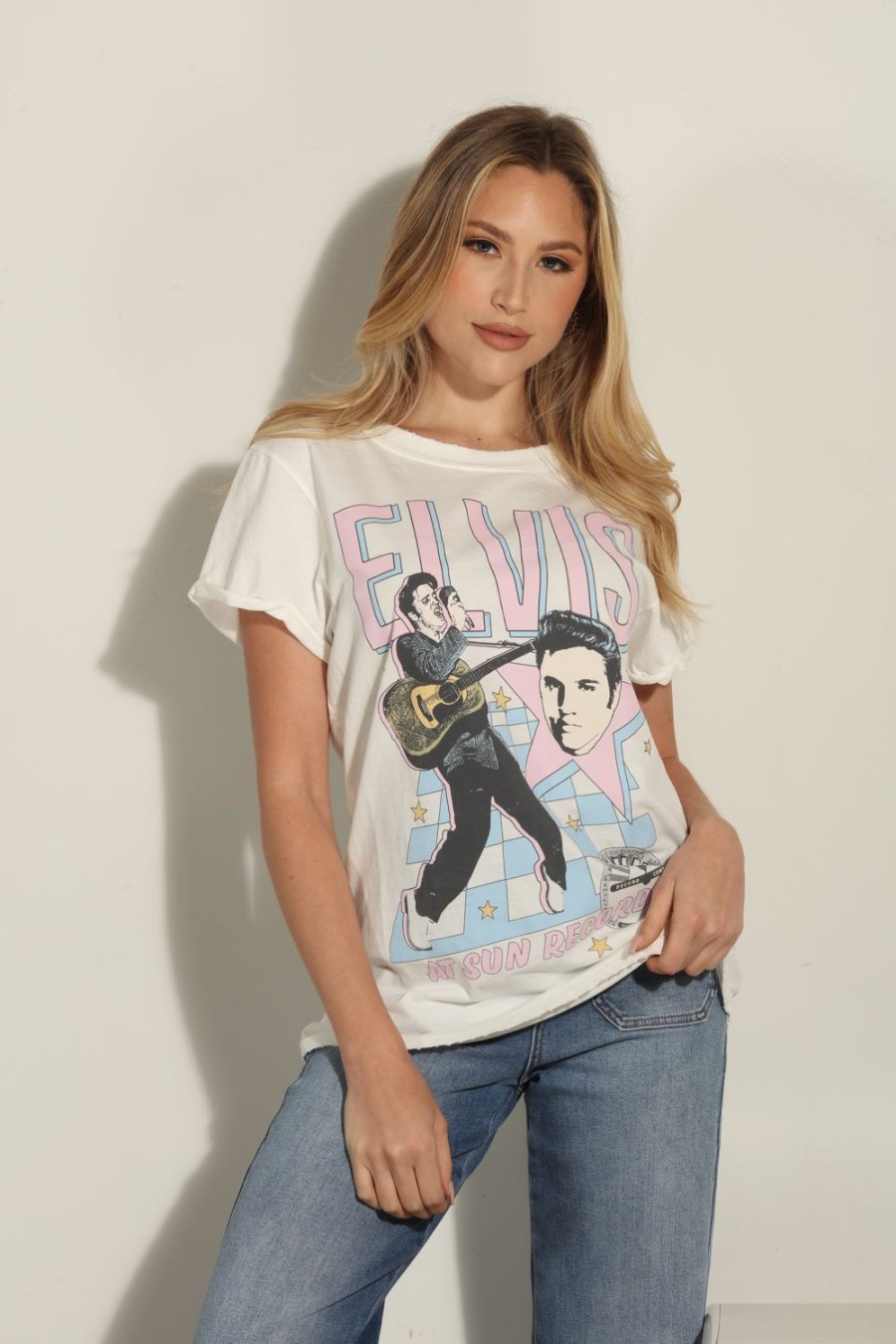 Clothing Veronica M Longer Length Tops | Elvis Presley X Sun Records Tee