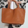 Accessories Veronica M | Solana Woven Tote- Rust