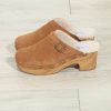 Accessories Veronica M | Chinese Laundry- Carlie Suede Clog- Brown