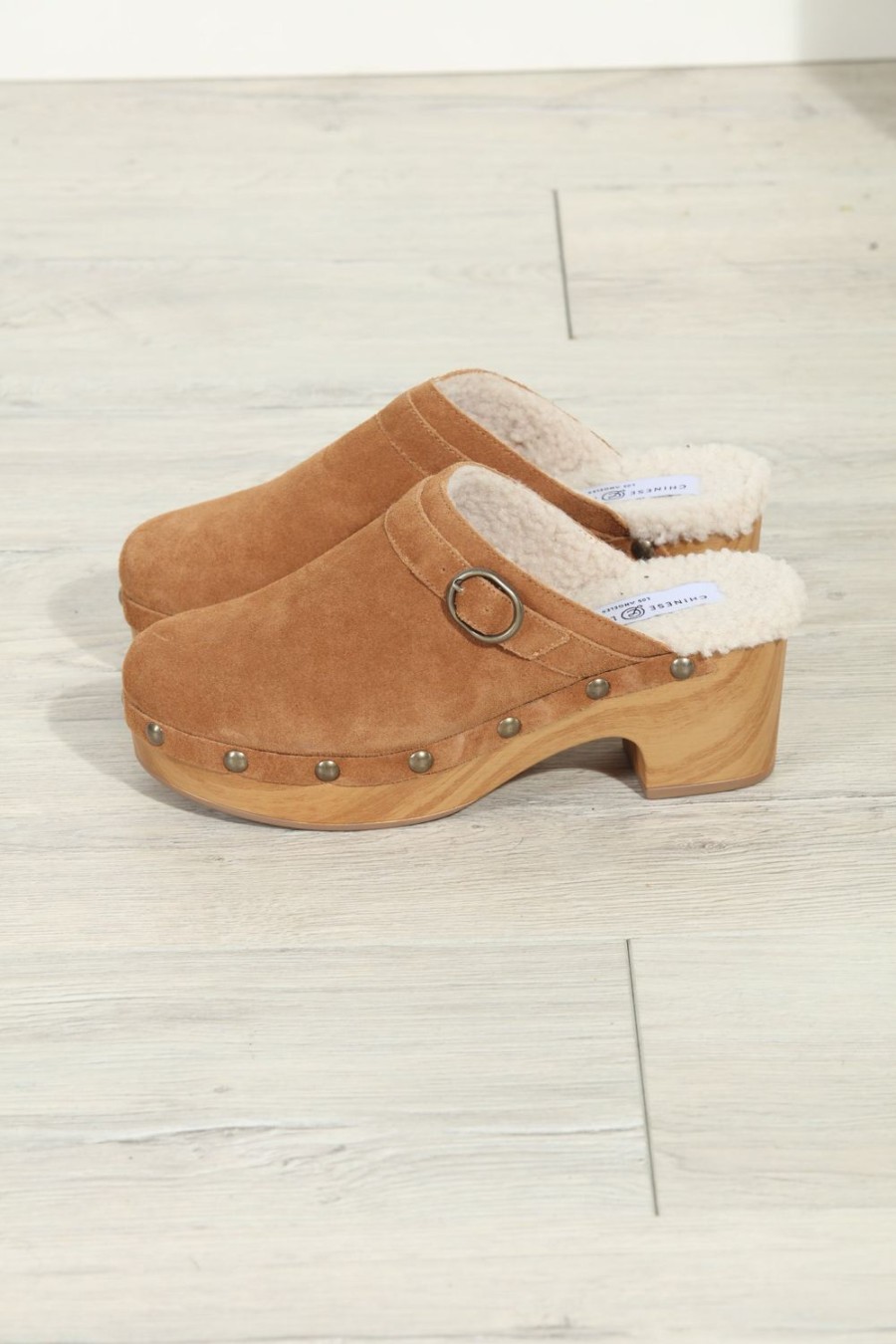 Accessories Veronica M | Chinese Laundry- Carlie Suede Clog- Brown