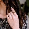 Accessories Veronica M | Sahira Mika Oversize Chain Ring - 18K Gold Plated