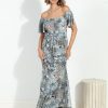 Clothing Veronica M Maxi Dresses | Fairfax Off The Shoulder Maxi Dress