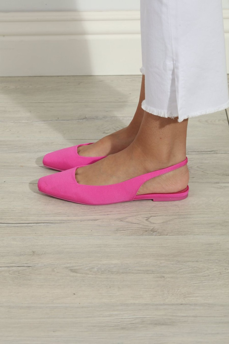 Accessories Veronica M | Chinese Laundry Hot Pink Slingback Flats