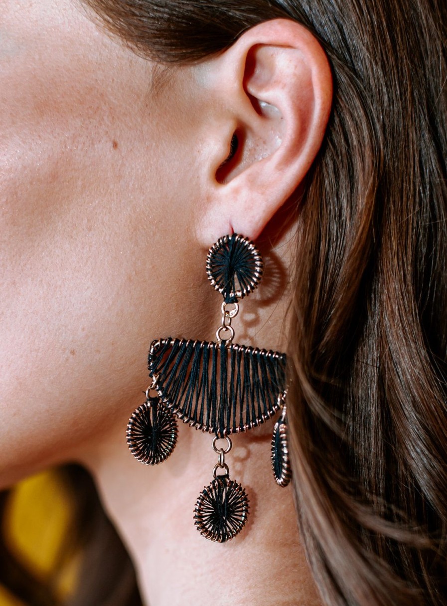 Accessories Veronica M | Kira Statement Dangle Earrings -