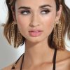 Accessories Veronica M | Gold Round Out Earrings