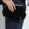 Accessories Veronica M | Black Sequin Party Clutch