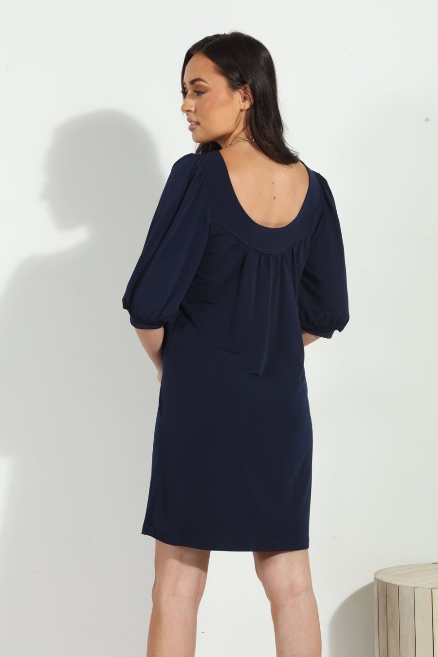 Vacation Veronica M | Navy Stretch Ity Tunic/Dress