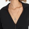 Accessories Veronica M | Speckled Stone Lariat Necklace