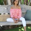 Vacation Veronica M | Nikolina Smocked Ots Top