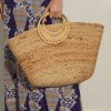 Accessories Veronica M | Oversized Woven Vacay Tote