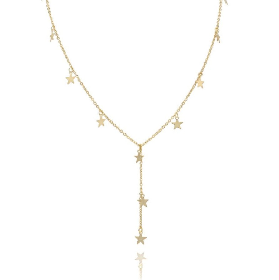 Accessories Veronica M | Mia Star Lariat - Brazilian Gold Filled