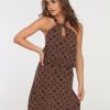 Vacation Veronica M | Lexi Twist Halter Dress