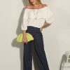 Clothing Veronica M Denim Shop | Level 99 Dylan Straight Linen Tencel Pant