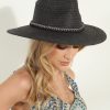 Accessories Veronica M | Salinas Black Woven Hat-Best Seller