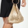 Accessories Veronica M | Gold Shimmer Mesh Purse-Best Seller