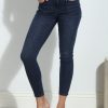 Clothing Veronica M Denim Shop | Unpublished Kora Mid Rise Skinny Jean-Dark Wash