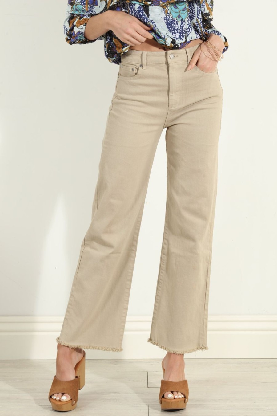 Clothing Veronica M Denim Shop | Trctr Khaki High Waist Jeans