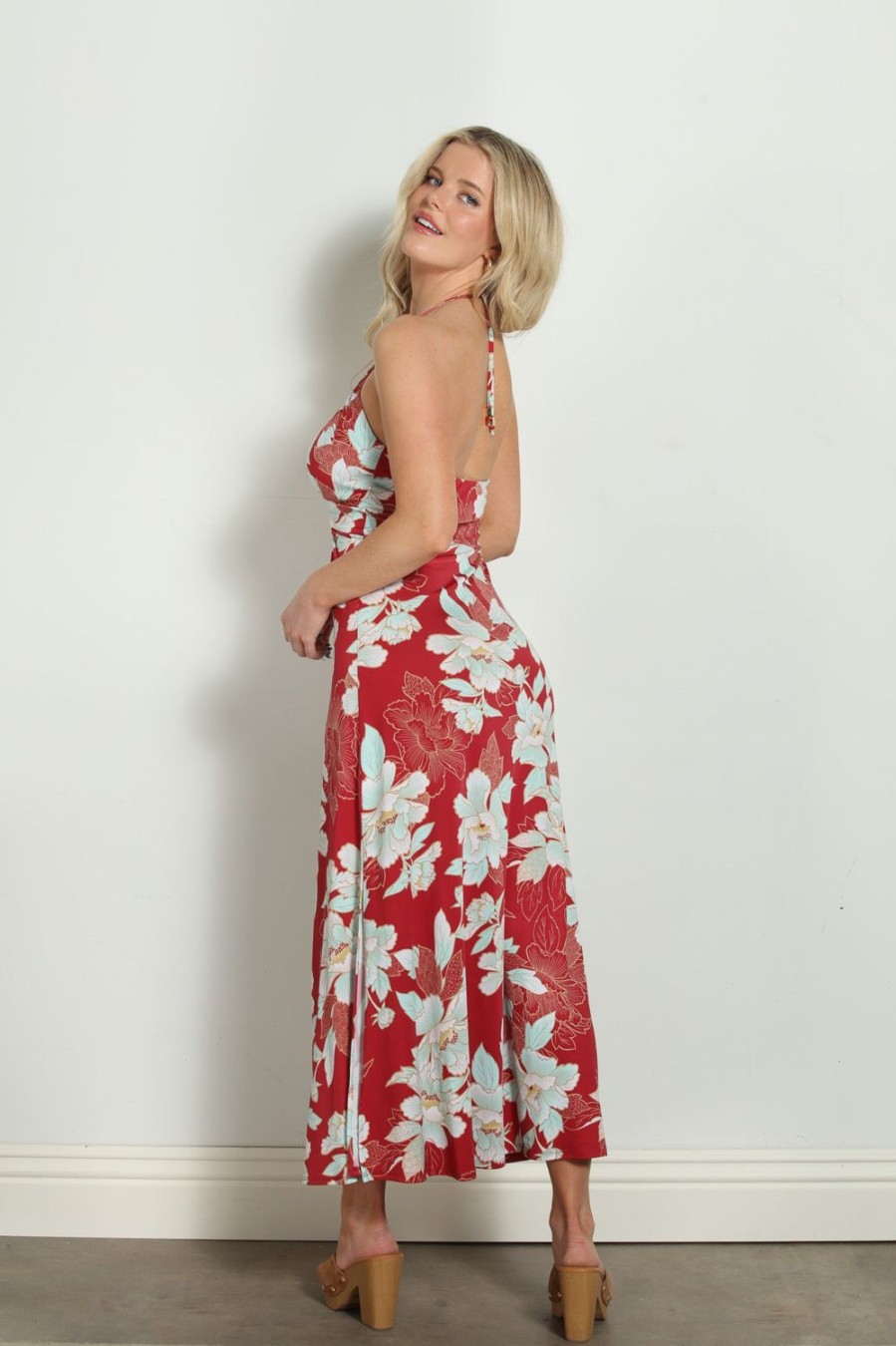 Clothing Veronica M Maxi Dresses | Roselle Keyhole Maxi Dress-Best Seller