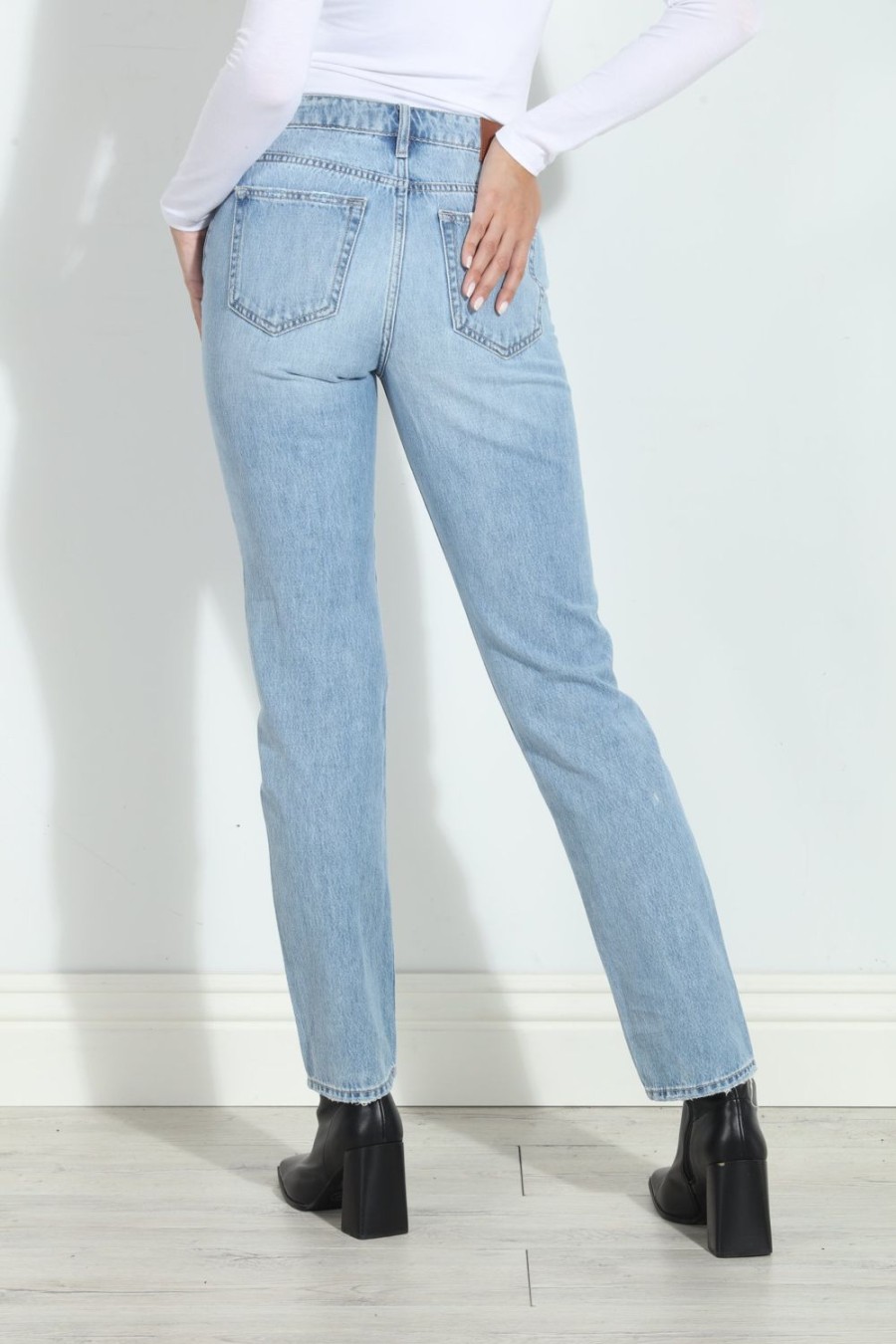 Clothing Veronica M Denim Shop | Tracey High Rise Straight Jeans